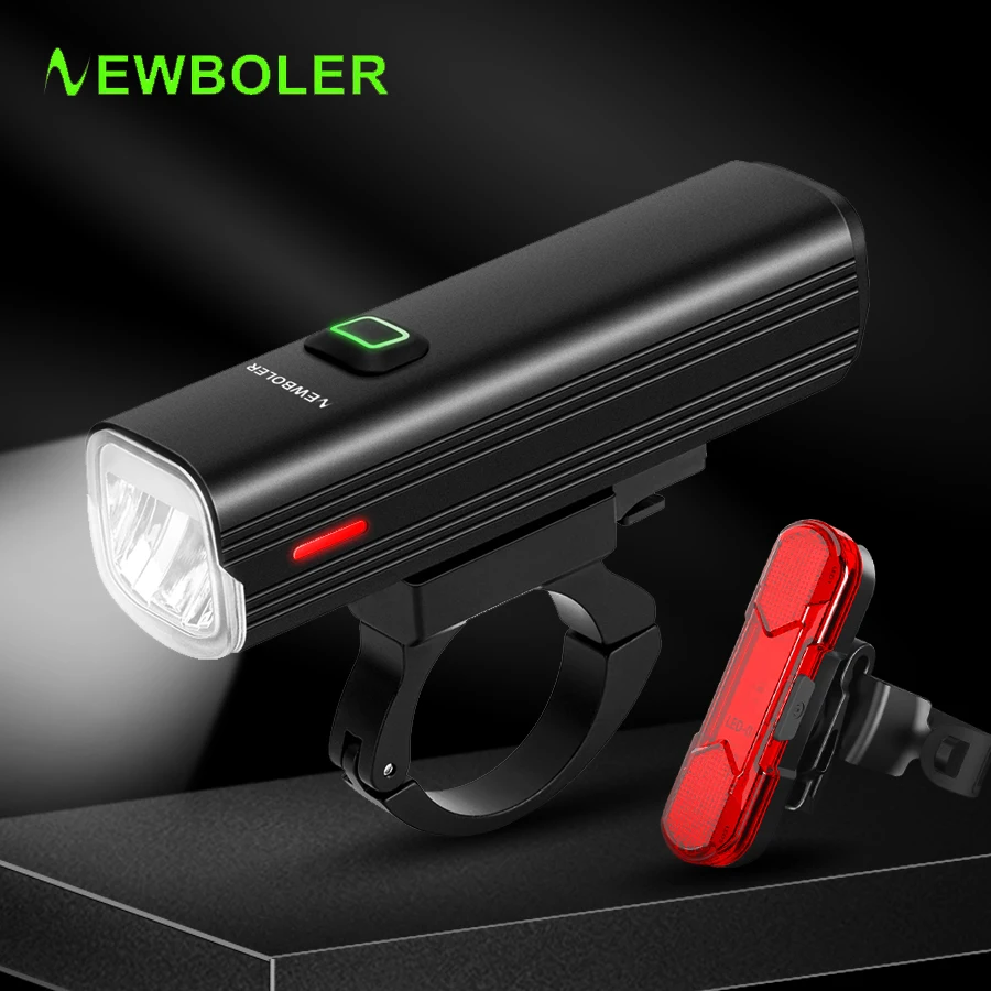 NEWBOLER Anti Glare Flashlight For Bicycle 1000 Lumen Bike Light