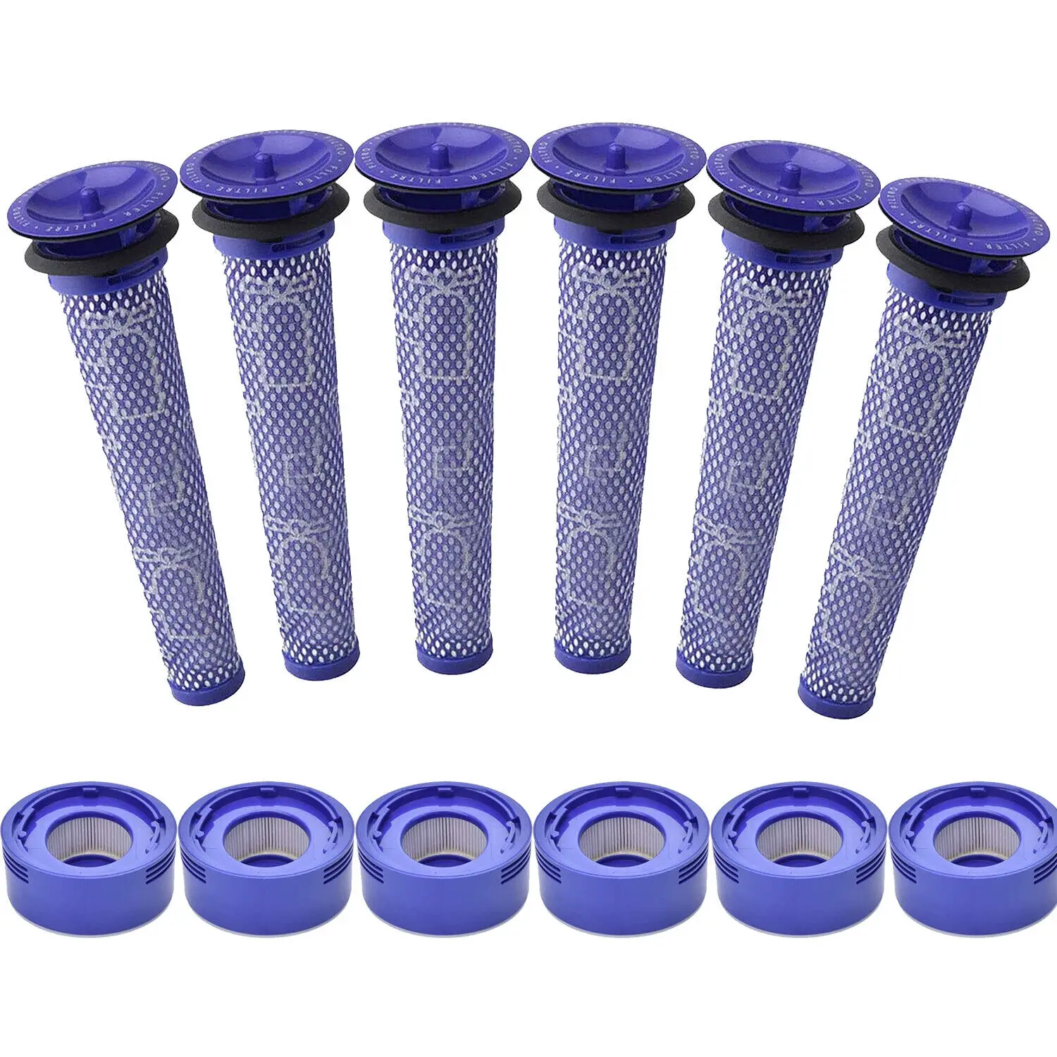 Kit Di Ricambio Per Filtro Sottovuoto Per Dyson V7, V8 Animal E V8 Absolute Cordless Vacuum 3 Post Filter /3 Pre Filter