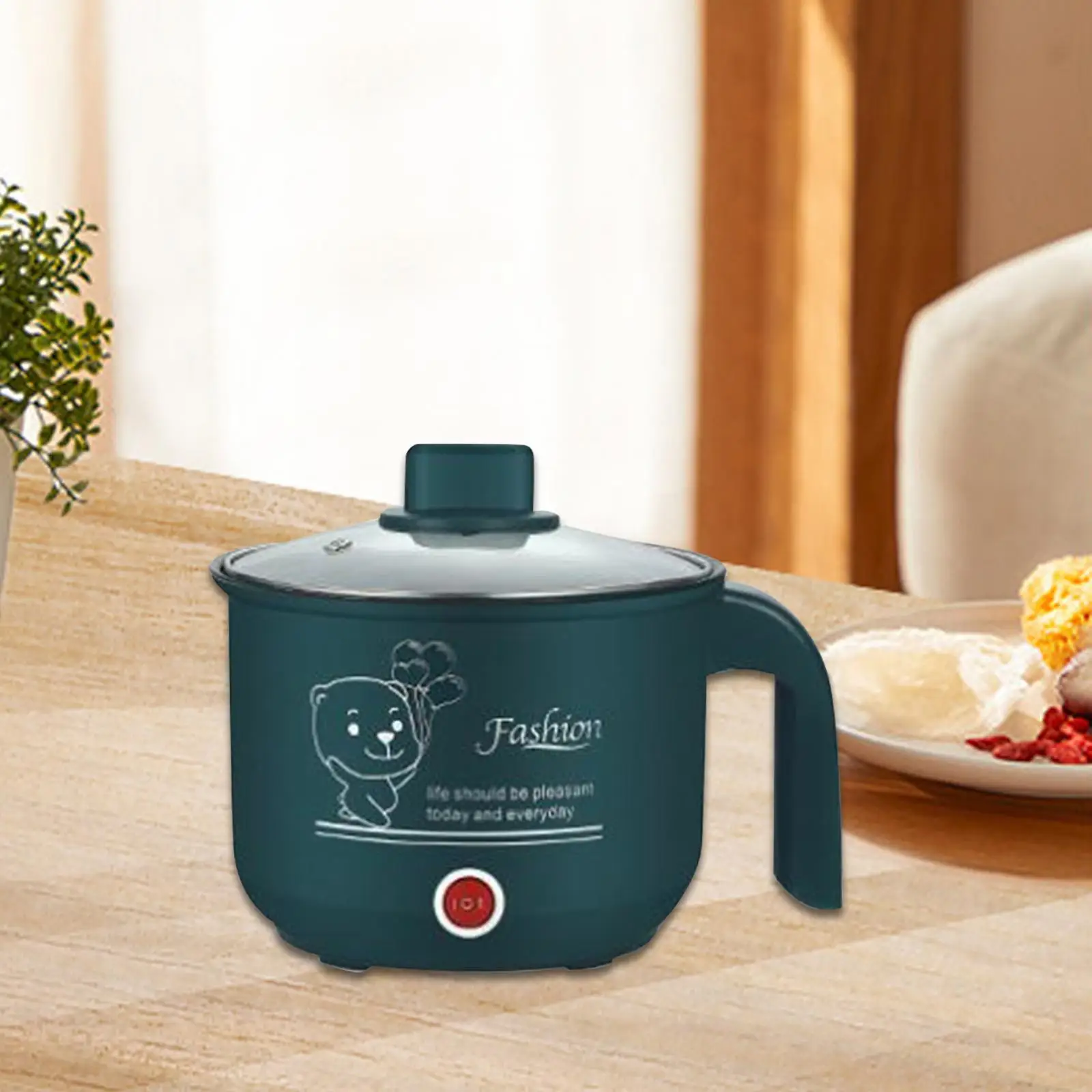 Multifunctional Electric Cooker Skillet Mini Cooker for Fish Soup Fried Stew 2
