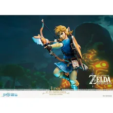  Stock 100% Original First 4 Figures LINK Revali MIPHA Zelda URBOSA The Legend of Zelda Breath of The Wild Game Character Model 