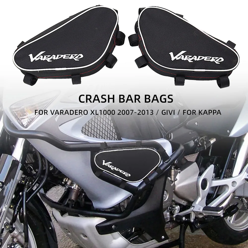 

NEW For HONDA VARADERO XL1000 XL 1000 2007-2013 Motorcycle Frame Crash Bars Waterproof Bag Bumper Repair Tool Placement Bag