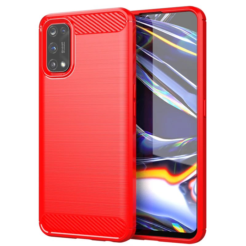 Shockproof Carbon Fiber Soft Silicone Phone Case Cover