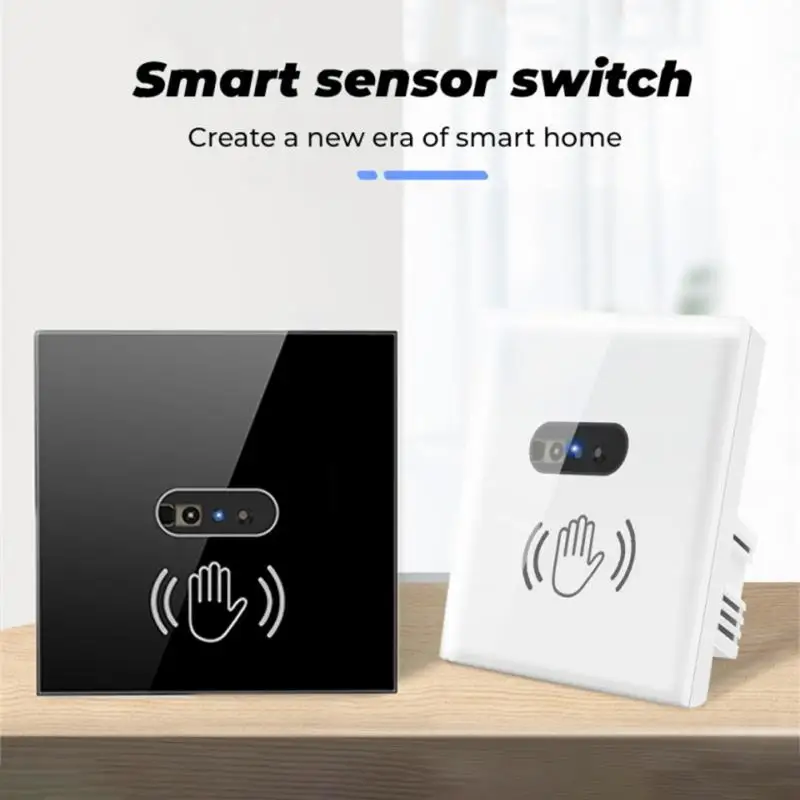  CoRui Smart IR Wall Light Switch With Infrared Sensor Panel Switch EU 10A 90-250V Neutral Wire Needed Smart Home No Touch Needed 