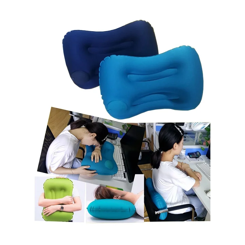 Inflatable Air Bed Travel Pillow Cushion For Camping Hiking Backpacking travel pillow,inflatable pillow