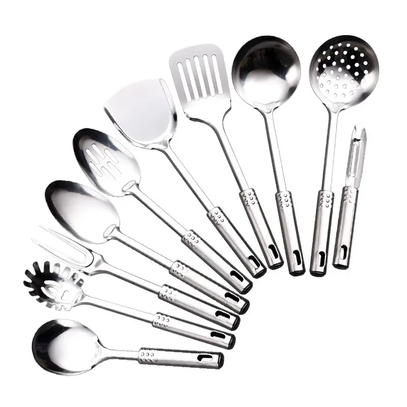 1PC Stainless Steel Kitchen Utensils Household Kitchen Cooking Shovels Frying Shovels