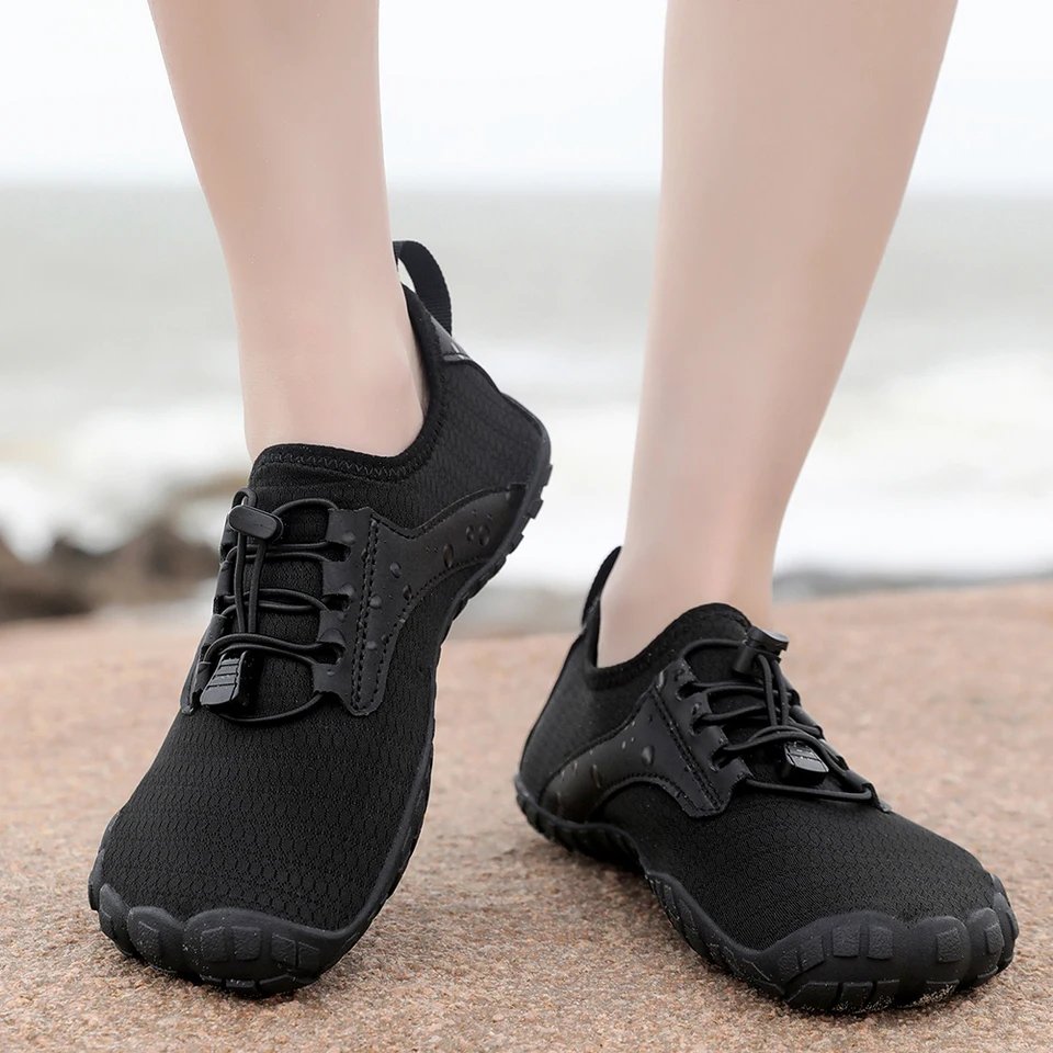 Barfußschuhe Damen Herren - Breite Traillaufschuhe Zehenschuhe Aquaschuhe