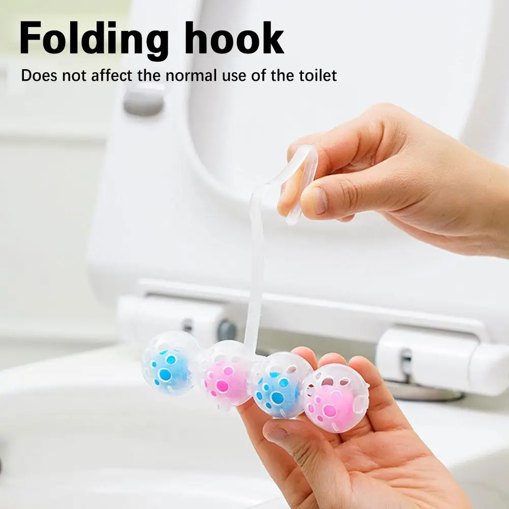 Toilet Cleaner Toilet Ball Hanging Cleaner Ball Cleans Urine Dirt Decontamination Blue Bubble Deodorant Cleaning