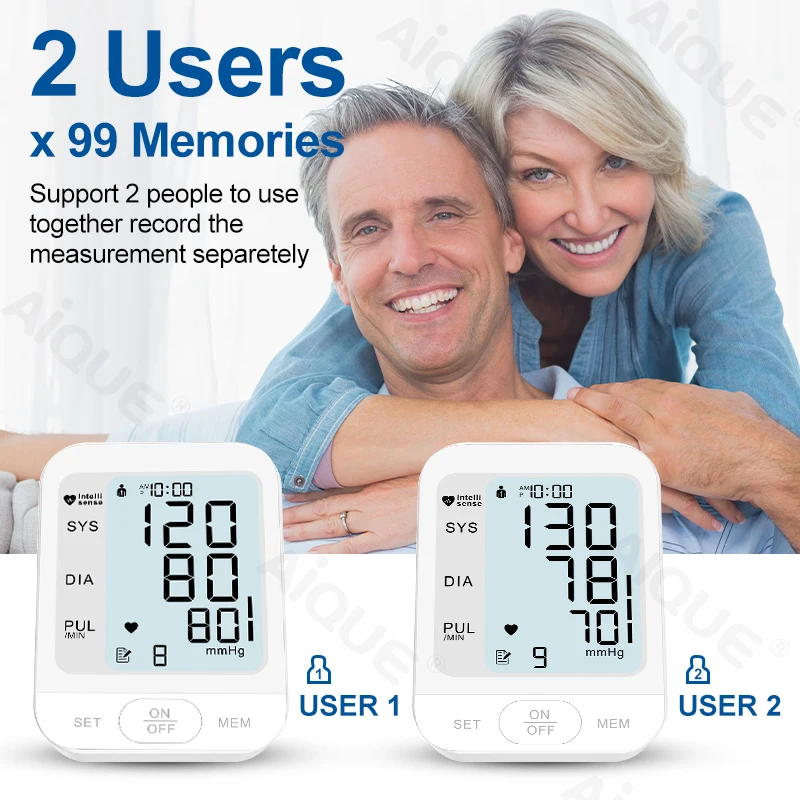 Rechargeable Blood Pressure Monitor Digital Backlit Sphygmomanometer Bp Tonometer Arm Cuff Talking BPM High Accurate blood pressure monitor blood pressure meter