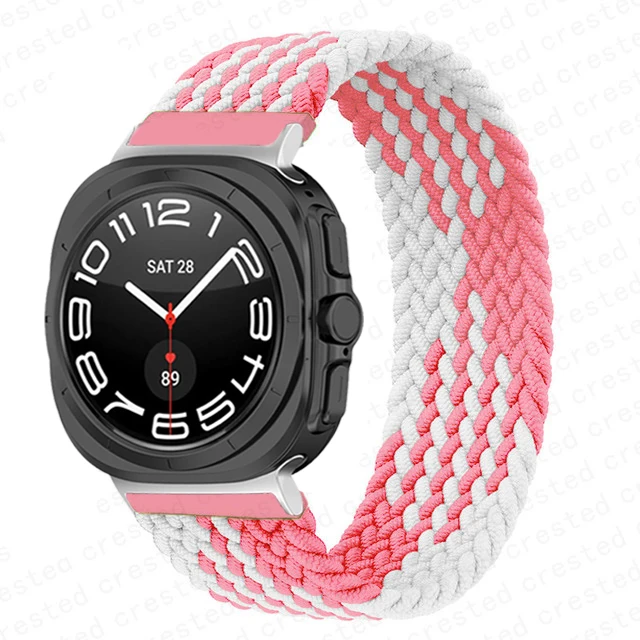 Braided Nylon Solo Loop Watch Strap - Ultra 47mm Band Accessory