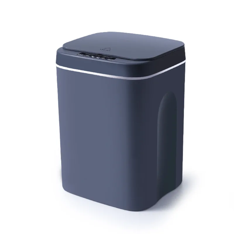 Smart Sensor Garbage Bin Kitchen Bathroom Toilet Trash Can Automatic Induction Waterproof Bin with Lid 12/14/16/18L