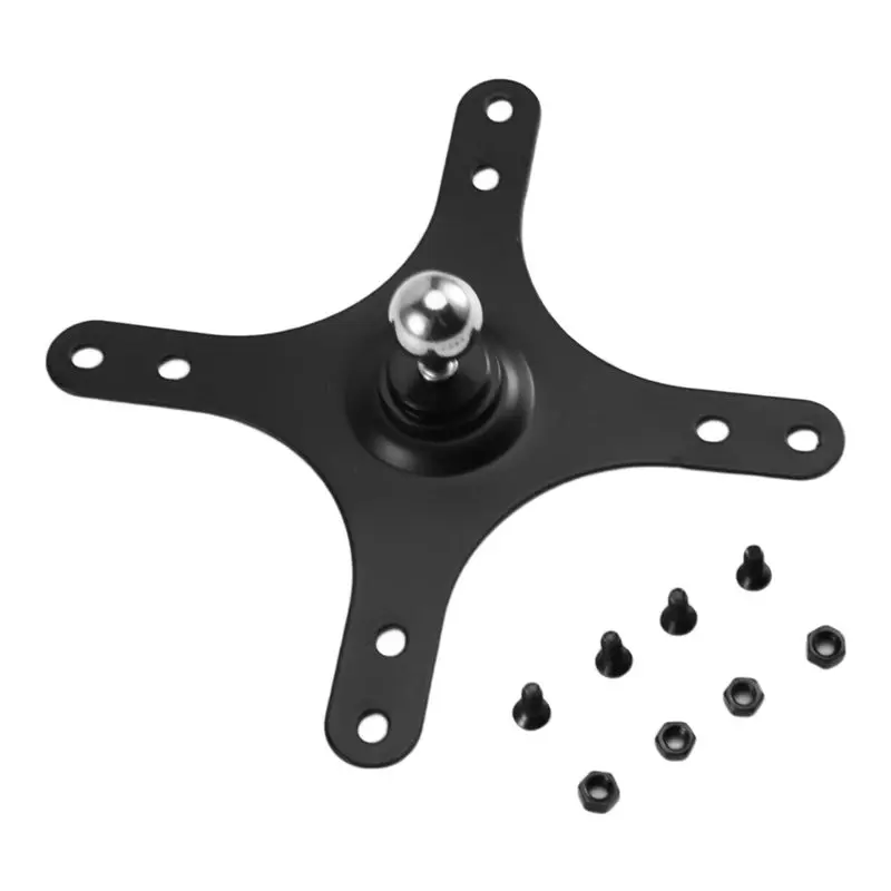 휴대용 모니터용 VESA 장착 브래킷 플레이트가 있는 베스트셀러 벽걸이형 홀더 100X100mm 75X75mm 17Mm 볼 베이스 세트 BLAC