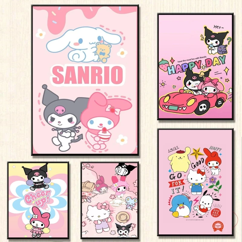 

Canvas Artwork Painting Kuromimelody Classic Room Home Prints And Prints Cuadros Best Gift Cartoon Character Picture