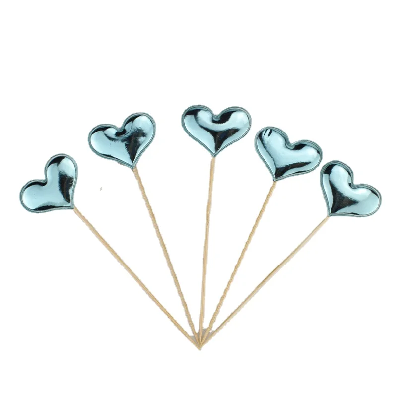 Elegant Crown Star Cake Toppers - Set of 5, Gold & Silver for Celebrations and Weddings