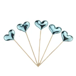 Elegant Crown Star Cake Toppers - Set of 5, Gold & Silver for Celebrations and Weddings (10)