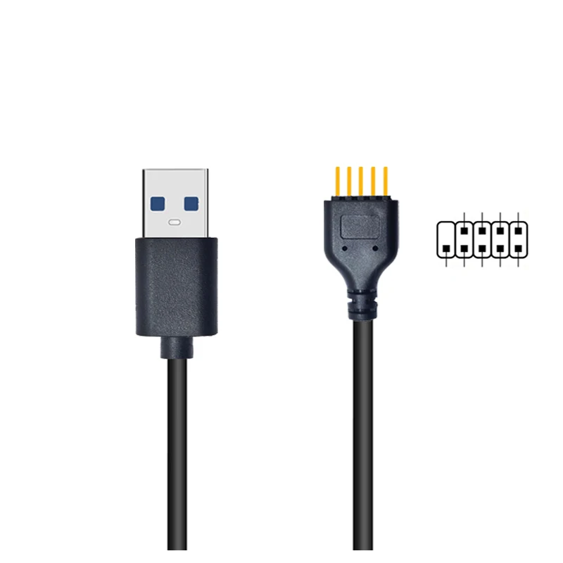 Cavo Adattatore JMT USB 3.0 20 Pin A USB 3.1 Type-E – Convertitore Per Scheda Madre, Porta Frontale, Fino A 10 Gbps - 3