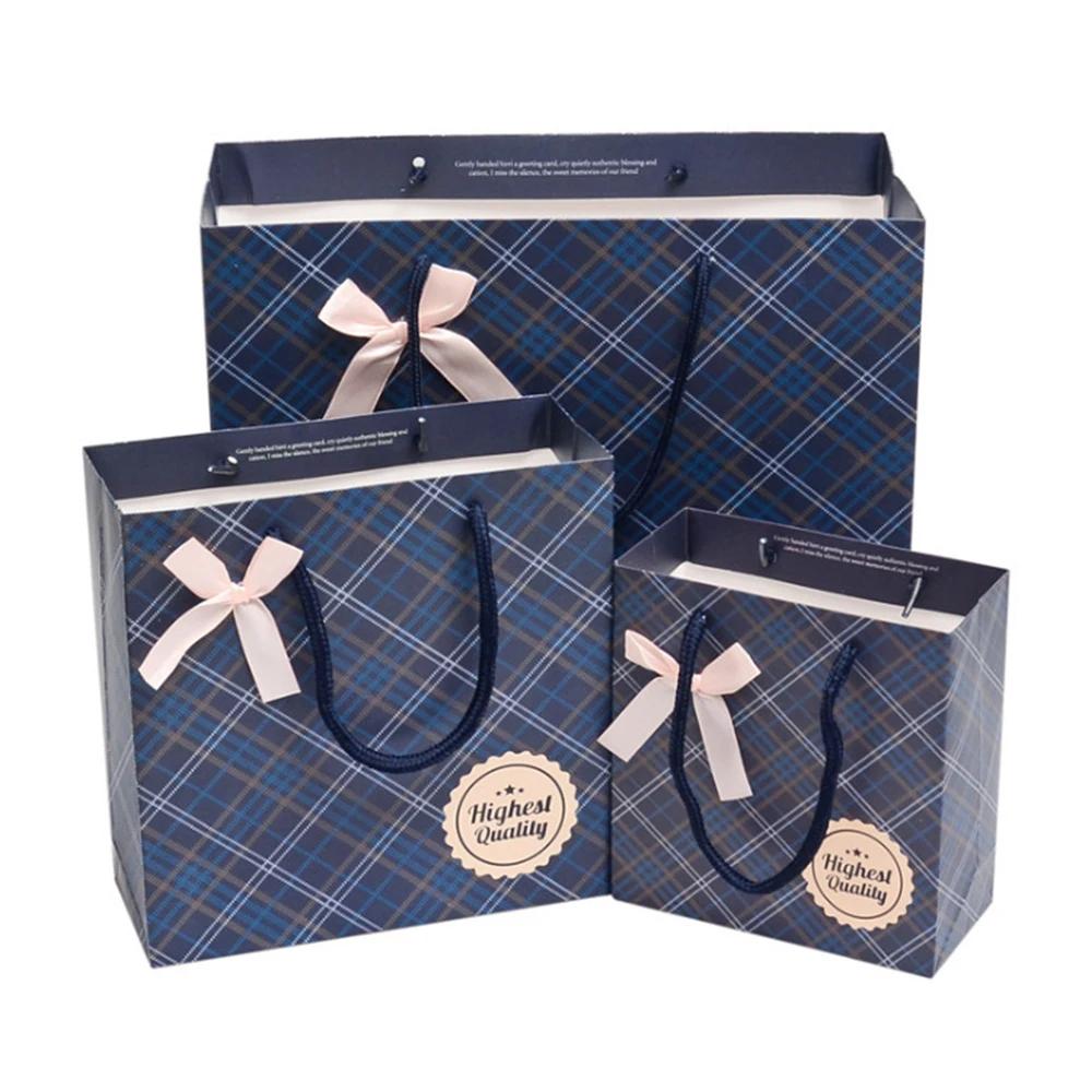 10Pcs Handle Paper Box with Necklaces Rings Earrings Festival Gift Candy Case For DIY Wedding Supplies Party Valentine's Day