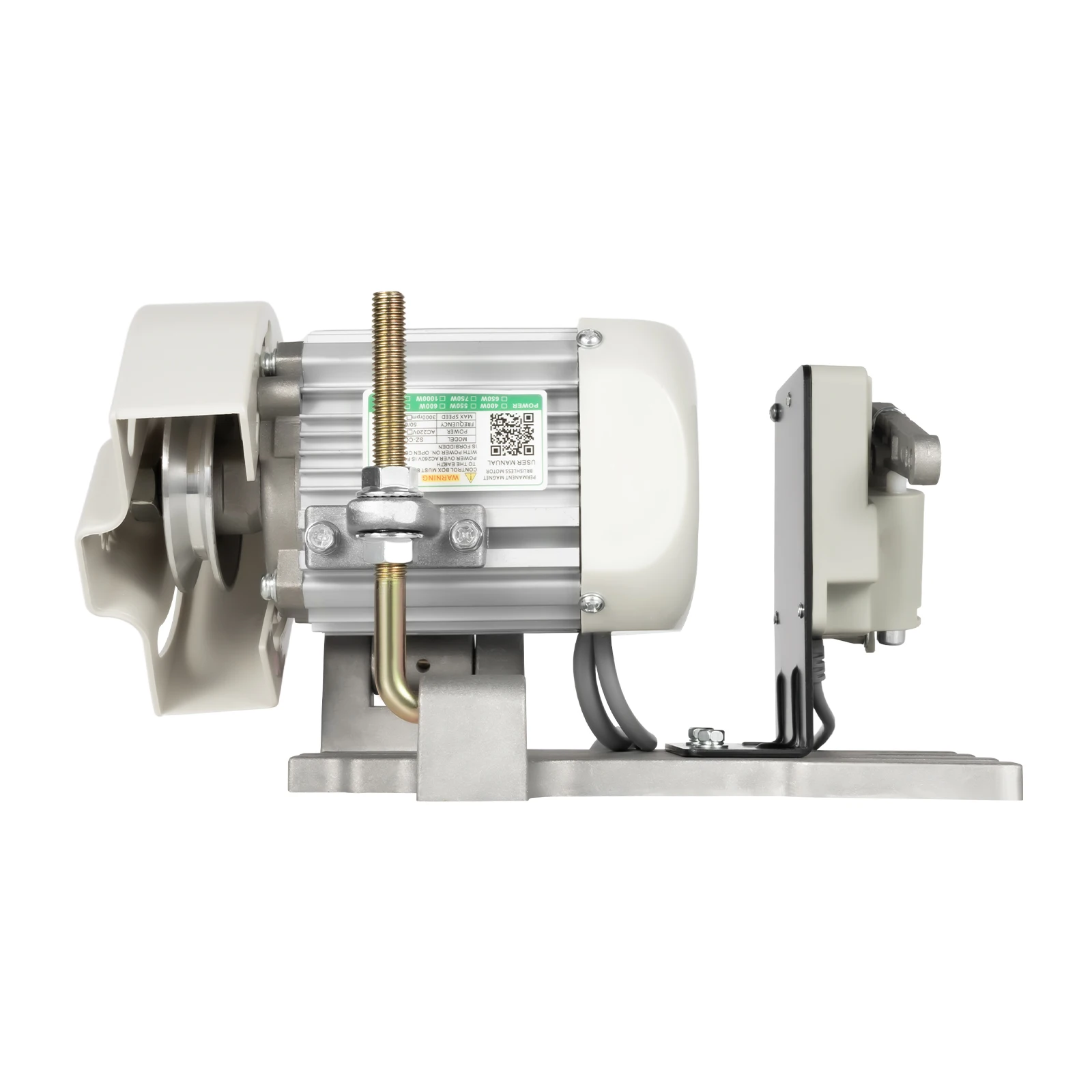 600W 110V Electronic Brushless Industrial Sewing Machine Aluminum Servo Electric Motor 500-4500RPM Noise Speed Adjustable 4