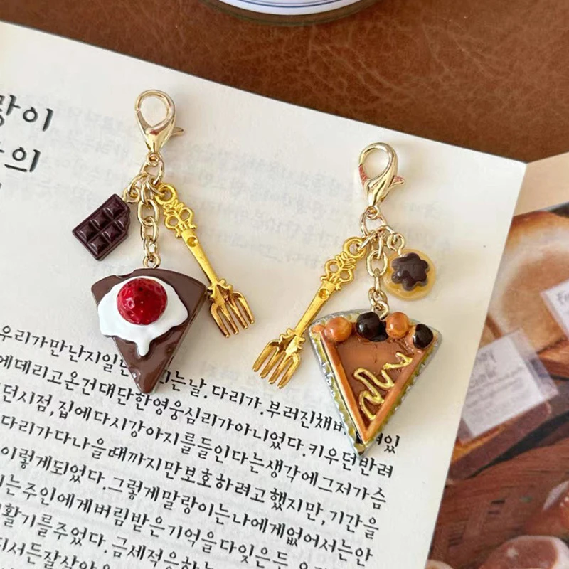 Kreative einzigartige Donut Brot Kaffee Telefon Charm Strap Anhänger Lanyard simulierte Lebensmittel Spielzeug Schlüsselbund Tasche Zubehör Geschenk – Detail 19