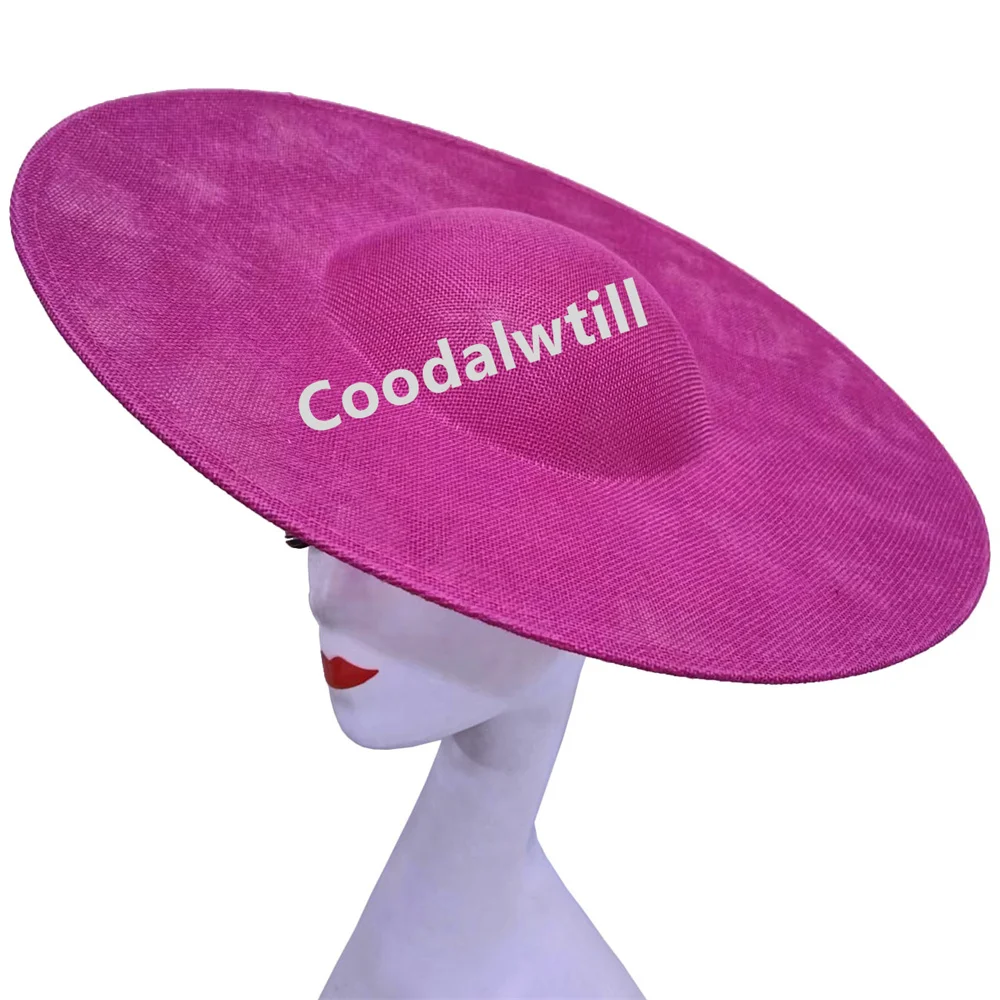 

Шляпка женская крупной формы, базовая Вуалетка, аксессуары для волос «сделай сам», свадебный головной убор в стиле Royal Ascot, 40 см