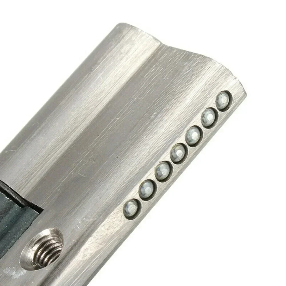 Euro Cylinder Door Lock, Anti Pick Mechanism, Construction, Thumb Turn for Easy Operation, Complete with 3 Keys, Silver Tone