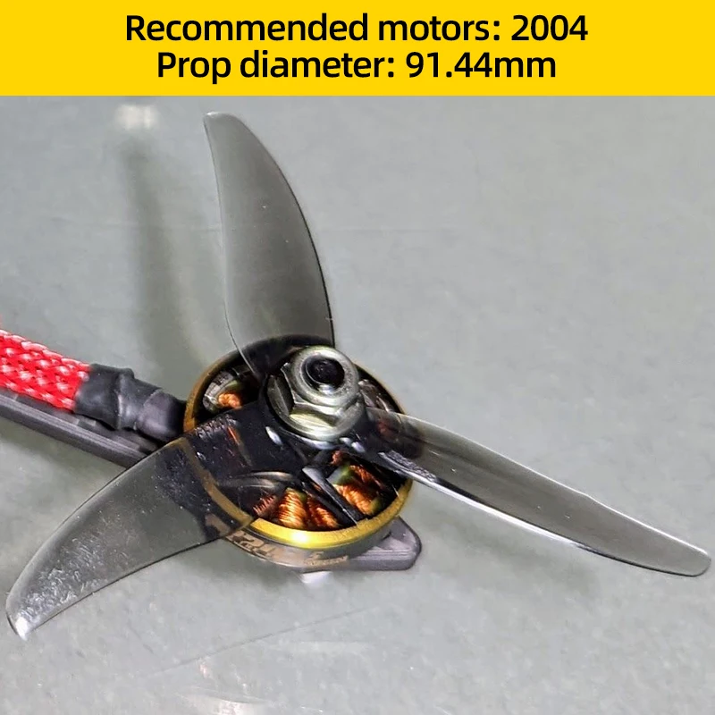 8/10/12Pairs Gemfan Hurricane 3630 3-Blade Propeller CW/CCW 3.6X3X3 PC Props For FPV Freestyle 3.5inch Toothpick Foxwhoop Drone drone accessories
