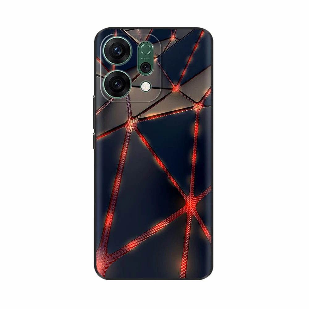 Stylish Soft TPU Painted Silicone Phone Case - Artistic Back Cover Design