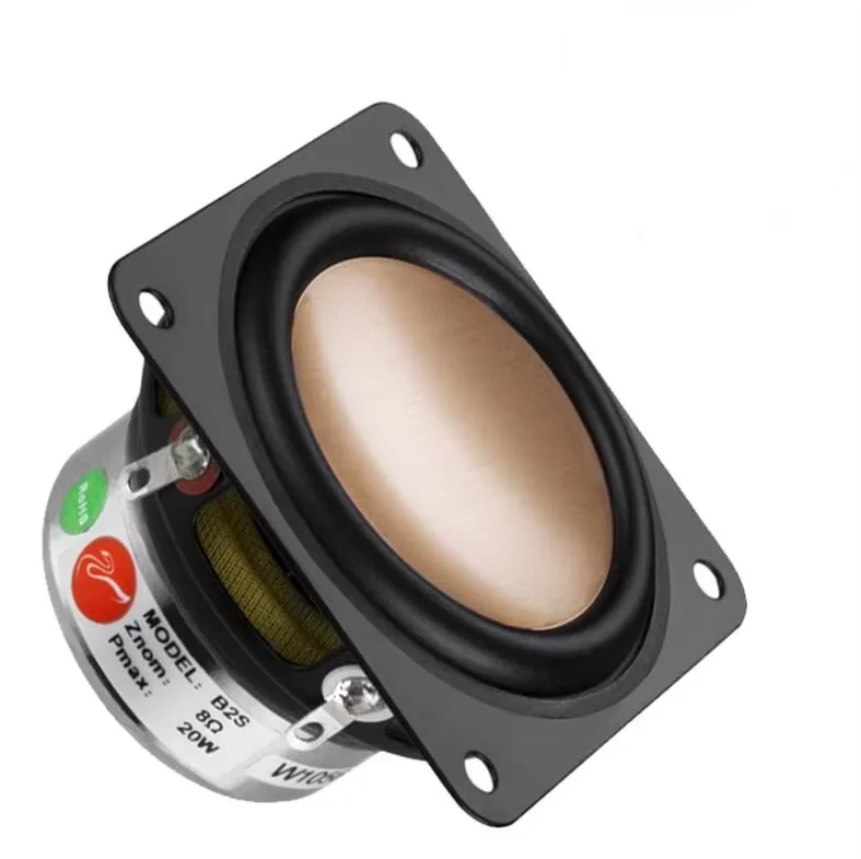 B-390 Hivi B2S 2인치 풀 주파수 스피커 차폐형 항자성 네오디뮴 철 붕소 자석 코일 25mm 20W 8Ω 1개