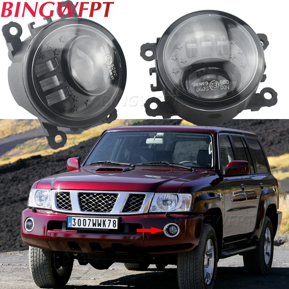 Fog Light LED Fog Lights For Nissan Navara D40 Pathfinder R51 Note E11