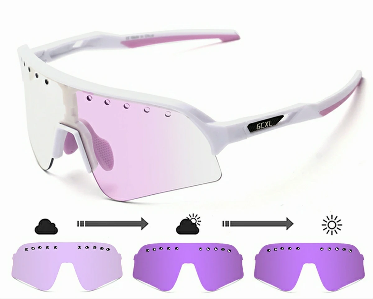 GCXL Bicycle Glasses Sunglasses Sports Road Cycling Outdoor Glasses Rowing Multi Color Night Riding Safety UV400 cycling glasses sports sunglasses