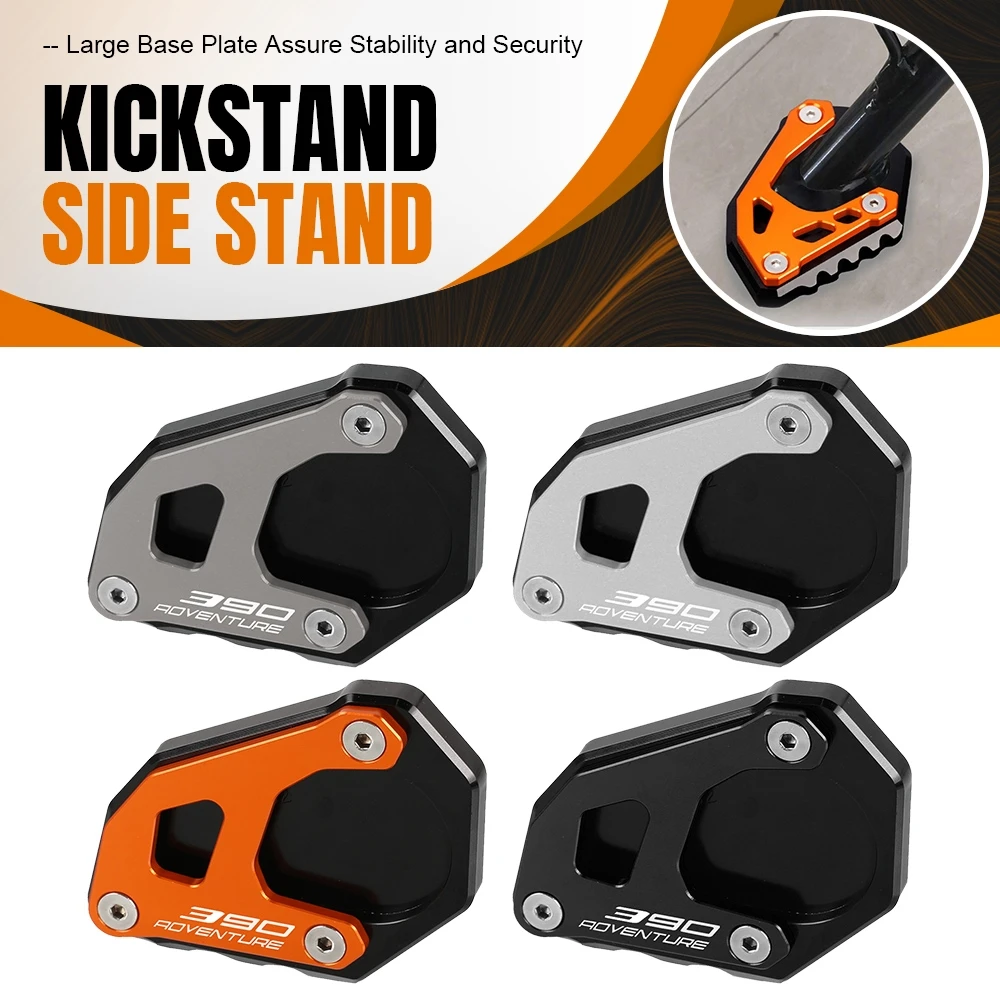

FOR KTM 390 ADVENTURE 2019 2020 2021 2022 2023 Motorcycle CNC Kickstand Enlarge Plate Foot Side Stand Enlarger Extension Support