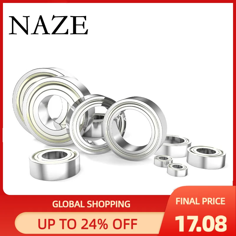 

NAZE 2Pcs Ball Bearings 6009ZZ ABEC-7 High Precision 6009RS Deep Groove Ball Bearings High Speed Low Noise For Motor CNC