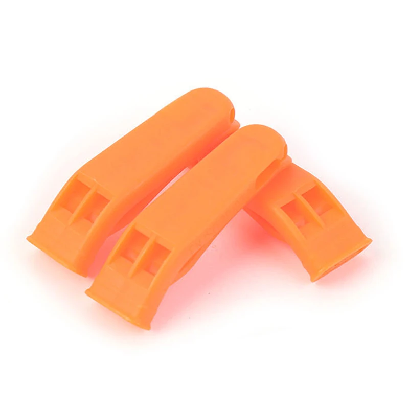 5Pcs Whistle Outdoor Camp Survival Emergency Loud Whistle Sports Match Dual Band Multifunction Equipment