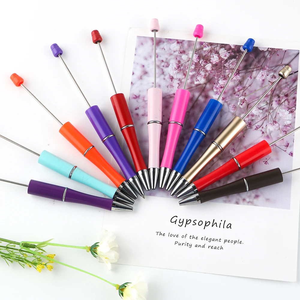 

20-100 шт. новая пластиковая шариковая ручка, шариковая ручка для изготовления ювелирных изделий, персонализированная ручка «сделай сам», канцелярские принадлежности, аксессуары для офиса