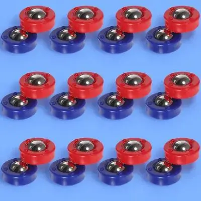 24Pcs 셔플보드 퍽 롤러 세트 휴대용 데스크탑 미니 셔플보드 게임 공 테이블 탑 퍽 테이블 게임 실내 가족용