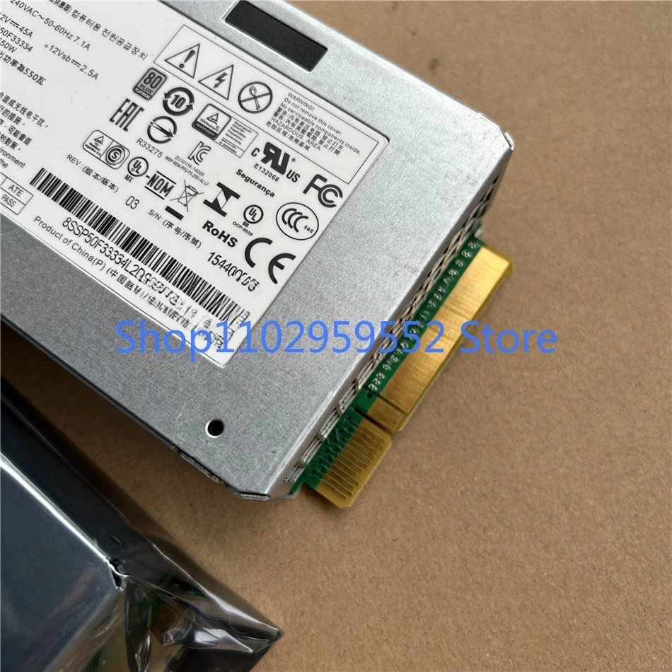 RD650 RD550 RD450 RD350X 550W 서버 전원 공급 장치 PS-2551-6L-LF용 1개