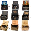 Wooden Music Box Frozen Beauty and Beast Hand Cranked Home Decoration Carved Musical Box Valentine's Day Birthday Gif Disney 1