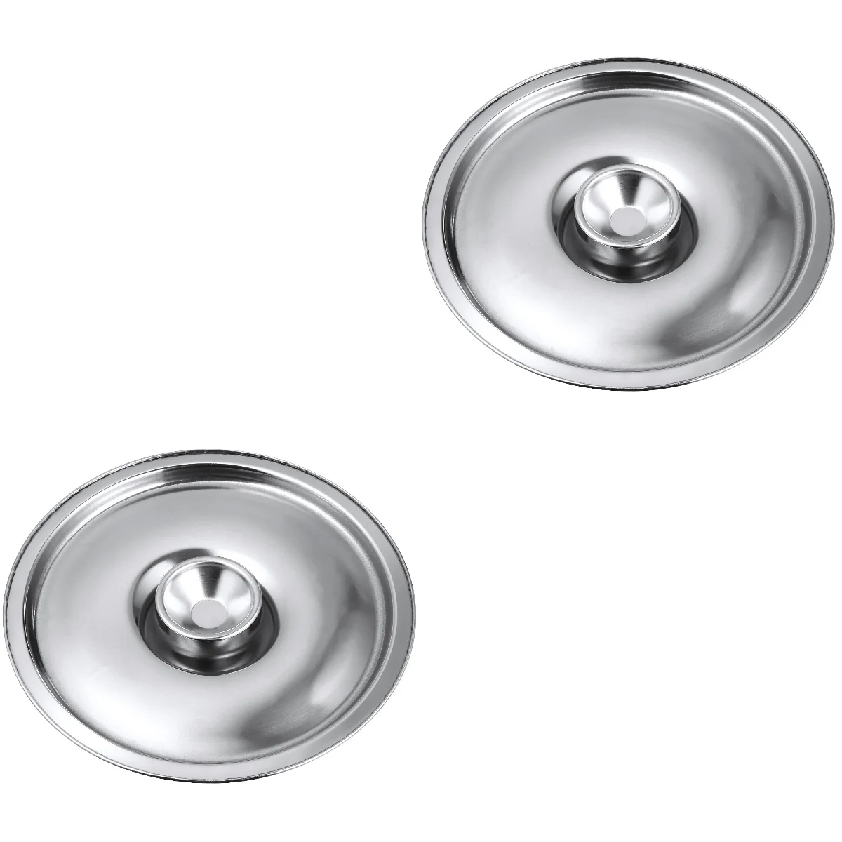 

2 Pack Stainless Steel Cylinder Head Universal Lid for Pots Pan Lids Household Cooking Cover