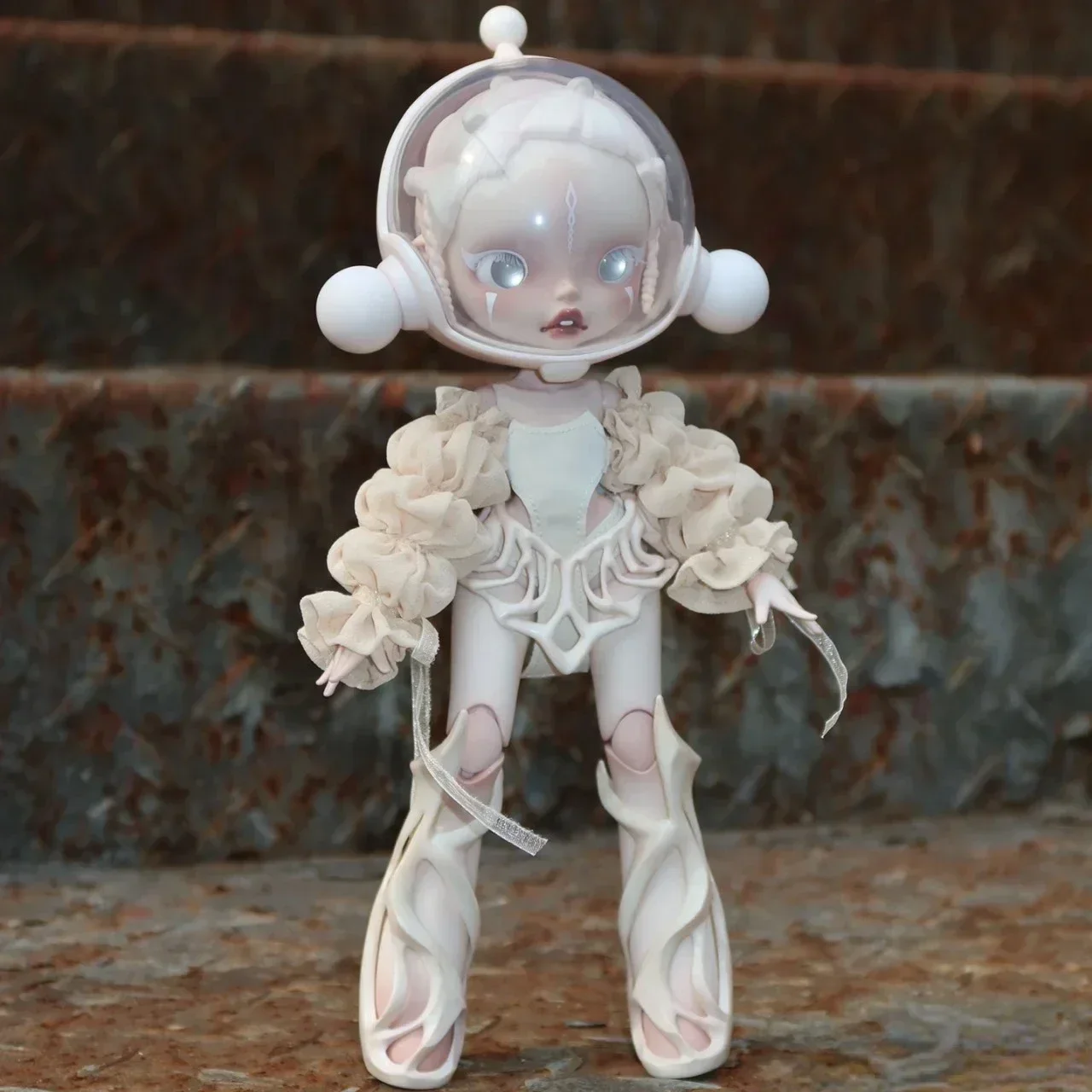 Шарнирная кукла SkullPanda White Dew