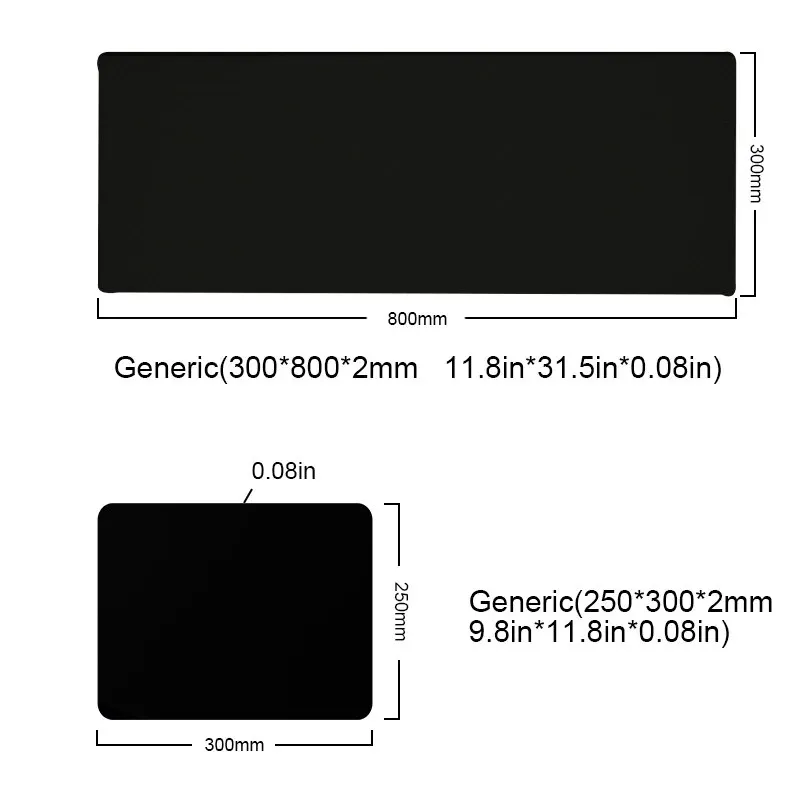 Large Keyboard Computer Mat Mouse Pad Black Mouse Pad for Bag Style large-keyboard-computer-mat-mouse-pad-black-mouse-pad-for-bag-style