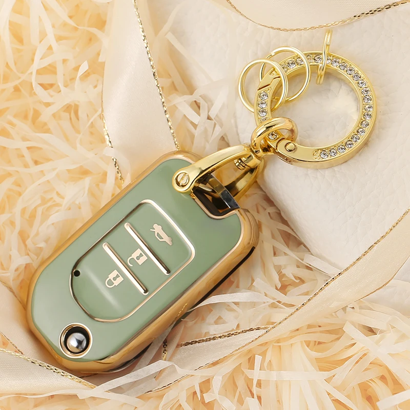 Cover chiate/telecomando per Honda Civic HRV CRV XRV CR-V Crider Odyssey pilota Fit Accord Protector accessori - S3dcdd7fd971b47bfb6dfd600d9e5e353r