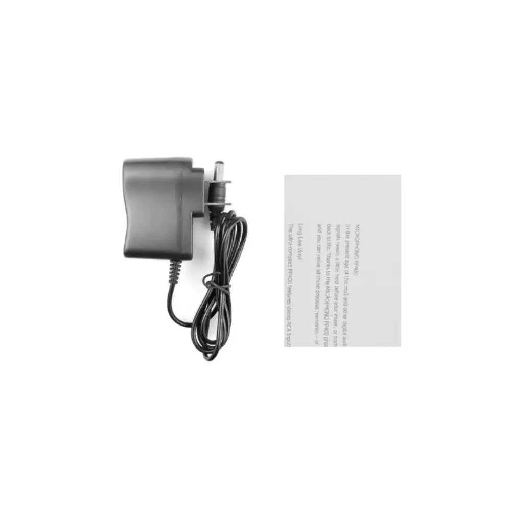 초소형 PP500 포노 프리앰프 EU/US/UK/AU 플러그 레벨 볼륨 조절 프리앰프 블랙 메탈 포노 프리앰프