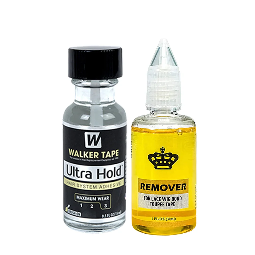 

1bottle 0.5oz Walker Tape Ultra Hold Lace Wig Glue Adhesive Super Glue And 1bottle Remover 15ML