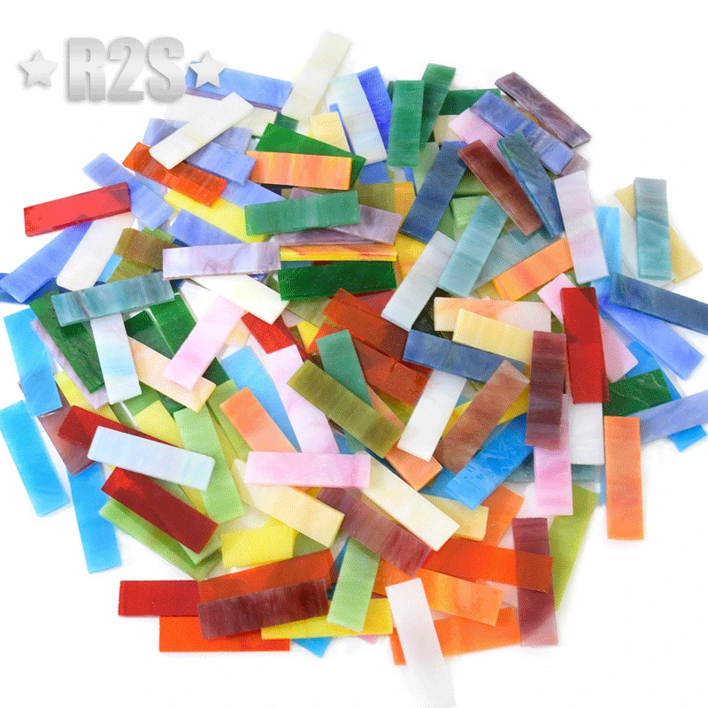 100g Clear Glass Mosaic Tiles Multi Color Mosaic Piece DIY Making Stones for Craft Hobby Arts Home Wall Decoration arte
