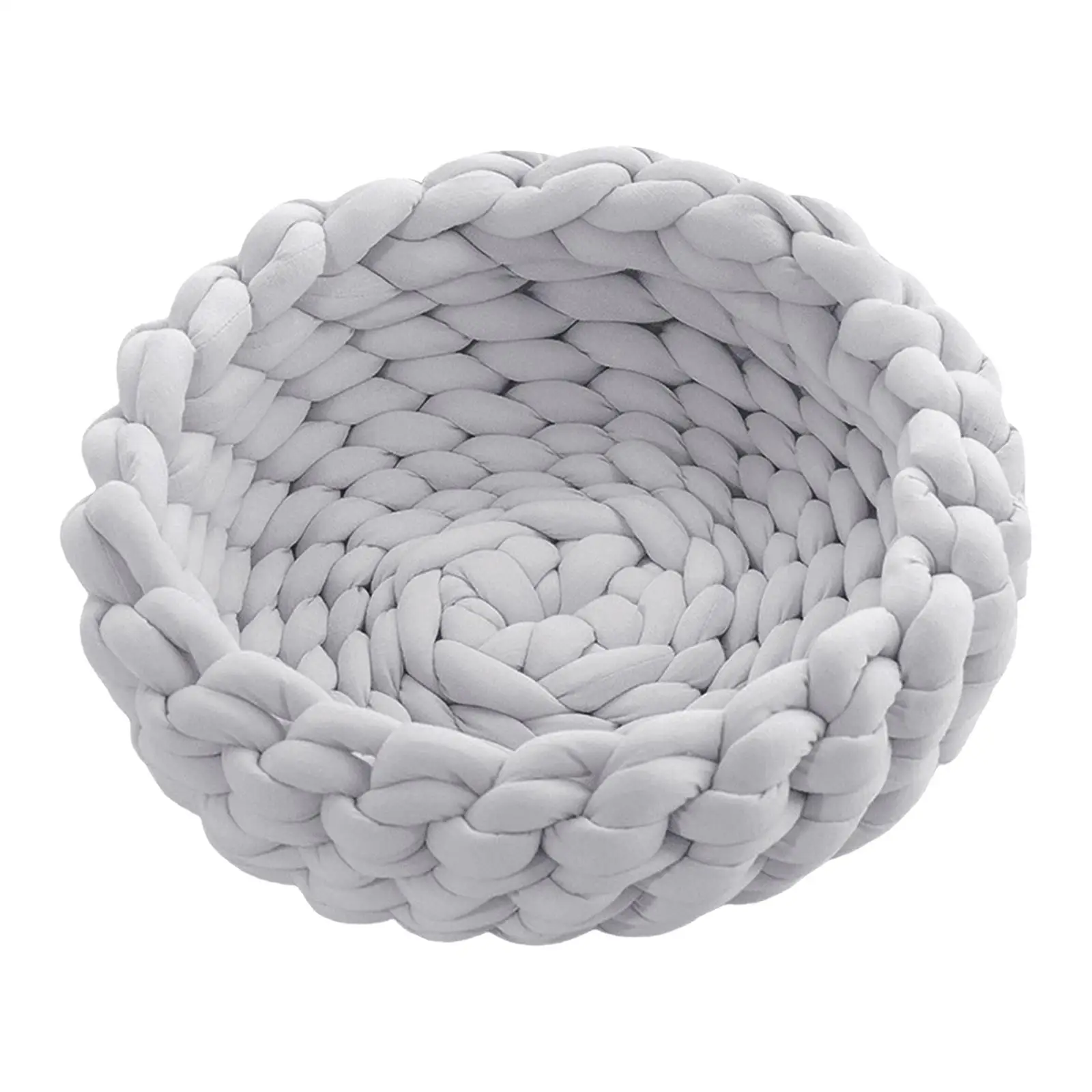 Handwoven Cat Nest Bed Non Slip Durable Round Shape Portable All Seasons Kitten Calming Bed Soft for Pet Supplies Small Dog Handwoven Cat Nest Bed Non Slip Durable Round Shape Portable All Seasons Kitten Calming Bed Soft for Pet Supplies Small Dog