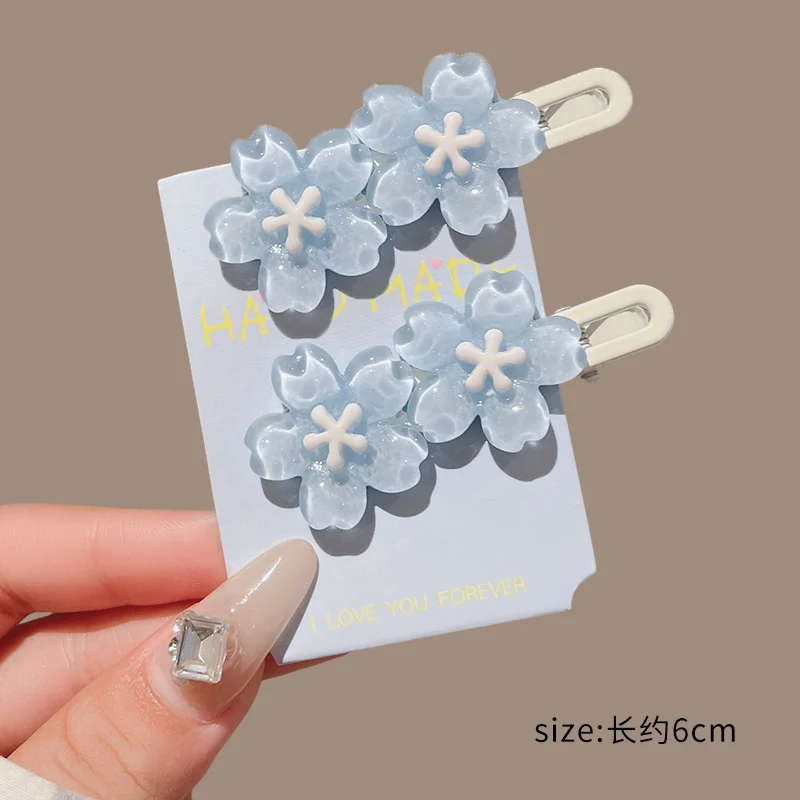 4/6 Stück Anime Card Captor Sakura Niedliche Rosa Cremefarbene Blumen-Haarspange Seitliche Haarklammer Mädchen-Kopfschmuck Süße Haarnadeln Ornament Geschenk – Detail 5