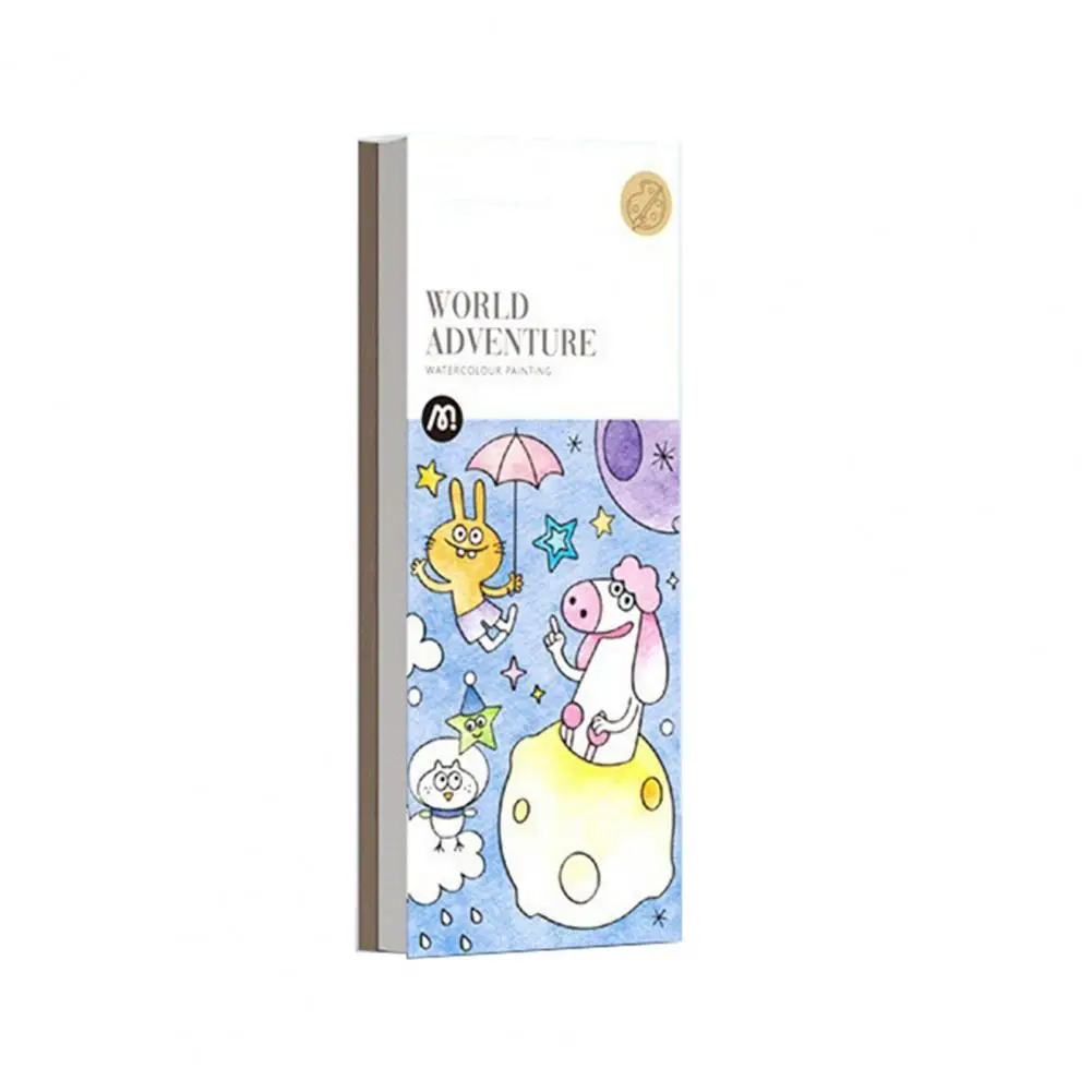 

1 Set Great with Paint Brush DIY Kids Colorful Graffiti Picture Book for School Watercolor Book Paint Set Picture Book