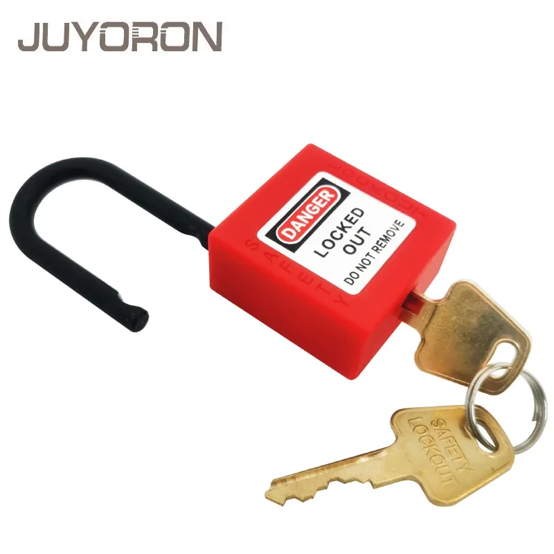 Lockout Tagout Safety Padlock Keys Industrial Engineering Electrical Isolation Insulation Safe Lock Plastic ABS Body LOTO