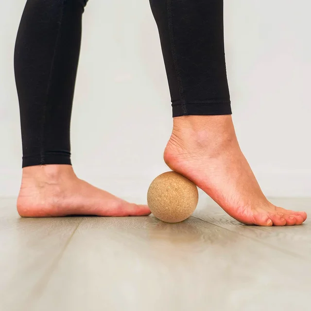 5/6/8cm Legs Foot Massager Yoga Ball Cork Massage Ball Back Tension Release Therapy Myofascial Ball Relax Muscles Trigger Point 3