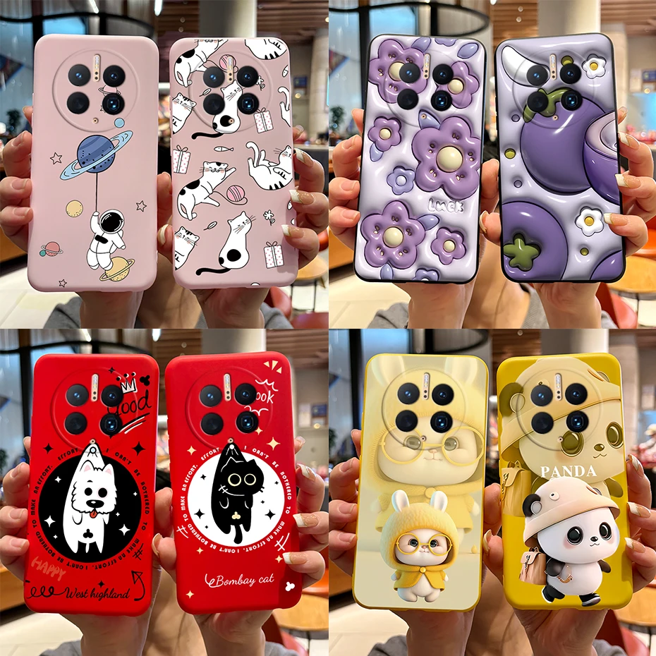 Adorable Rabbit and Panda Soft Silicone Shockproof Phone Case