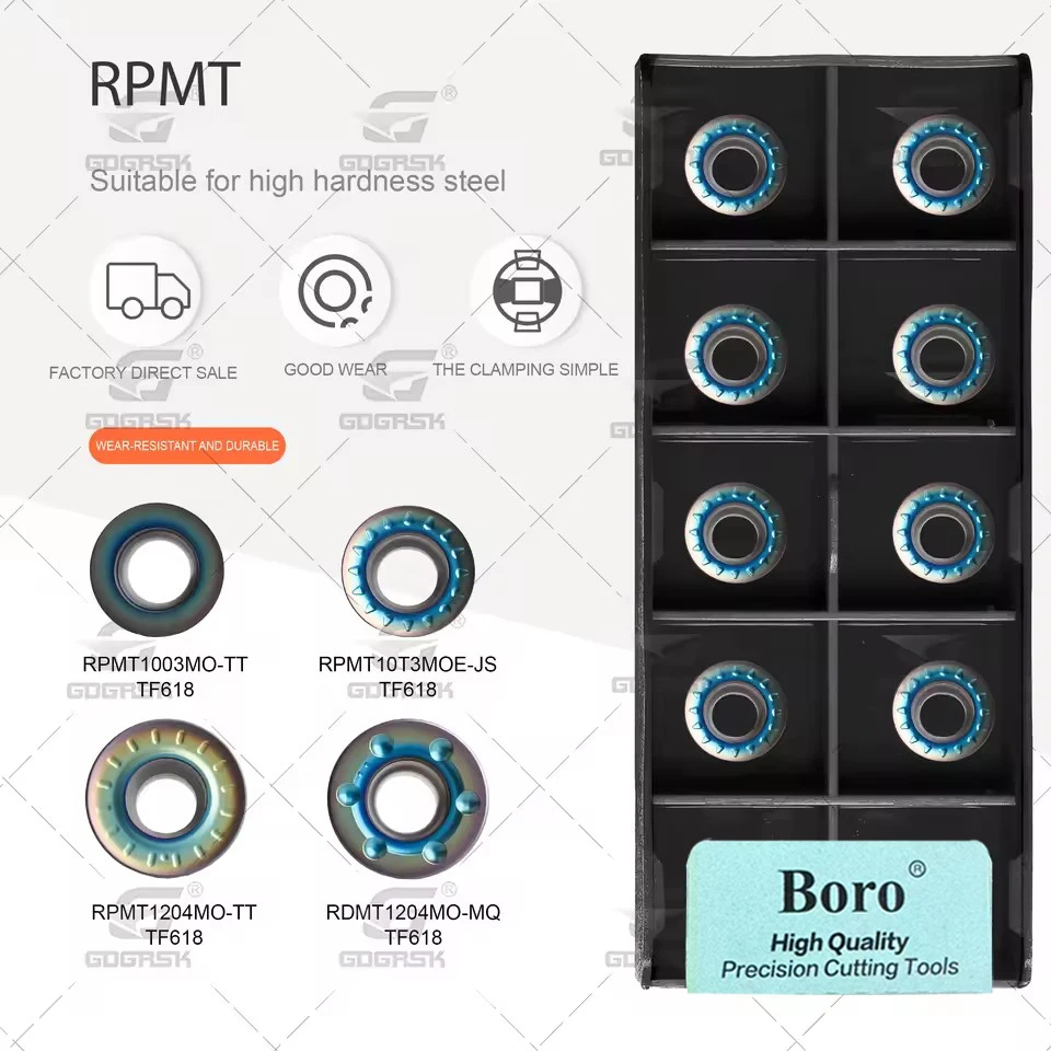 DESKAR Fräser RPMT1003MO TT RPMT1003MOE JS RPMT10T3MOE JS RPMT1204MO TT RDMT1204MO MQ TF618 Numerisch Gesteuerte Schneidplatten